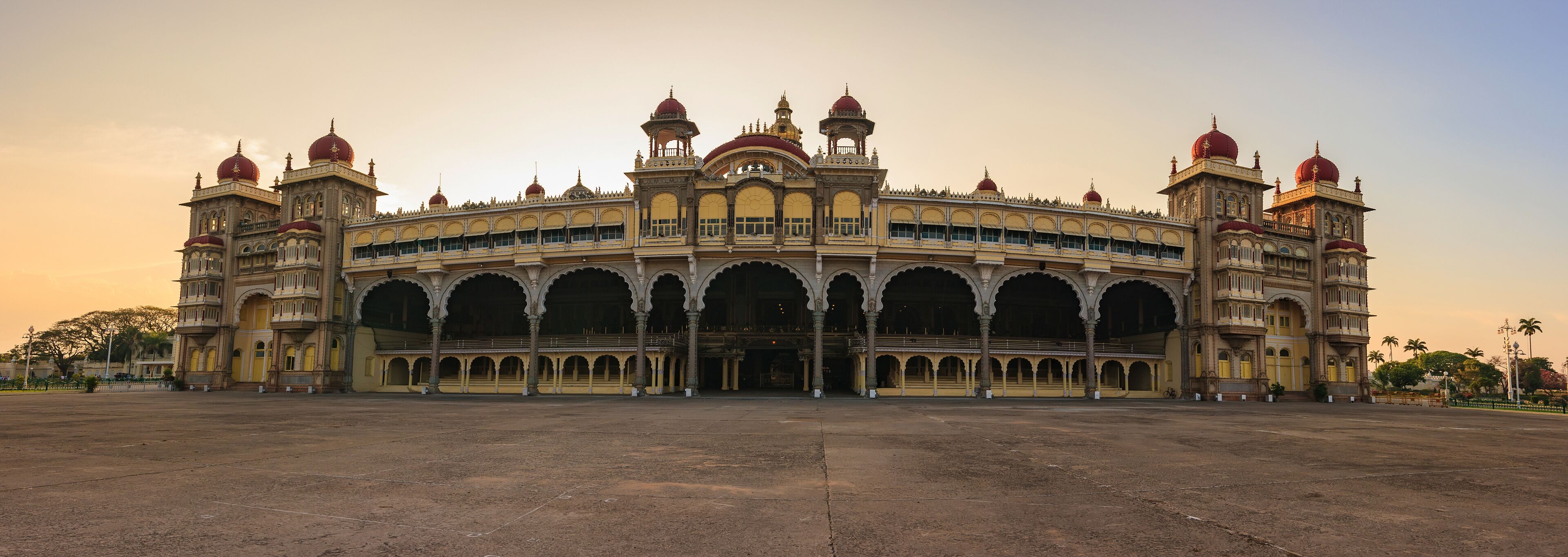 sunset at Mysore Palace - Mysore - India