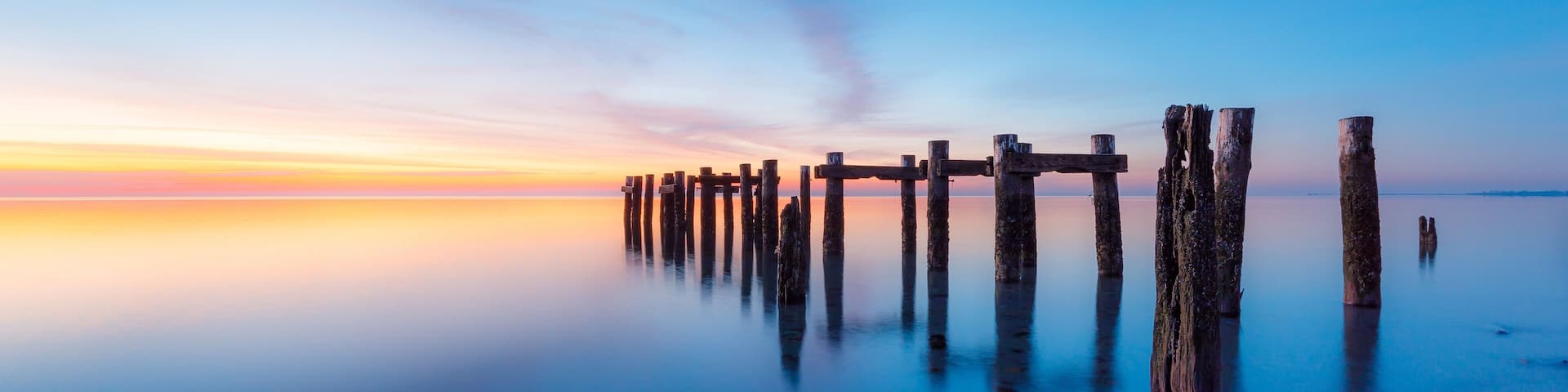 Some old wood pier post at “BLUE HOUR” love the blue hour long exposures!! Walnut Beach Area Milford, Connecticut