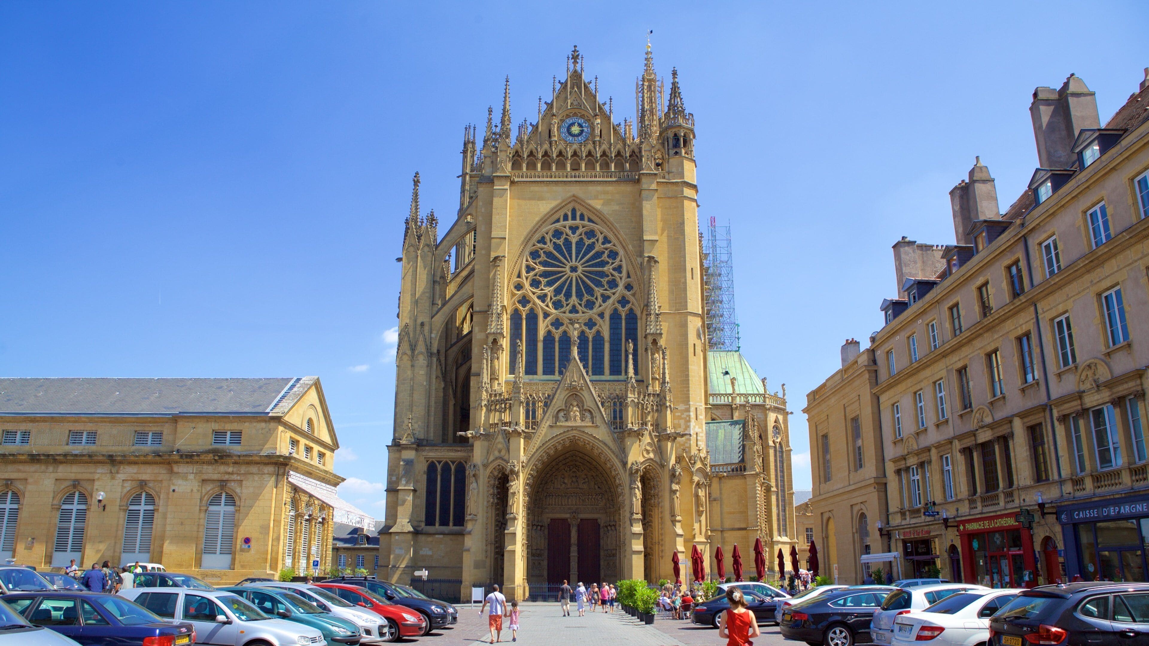 Metz cho thấy nhà thờ, kiến trúc di sản và tôn giáo