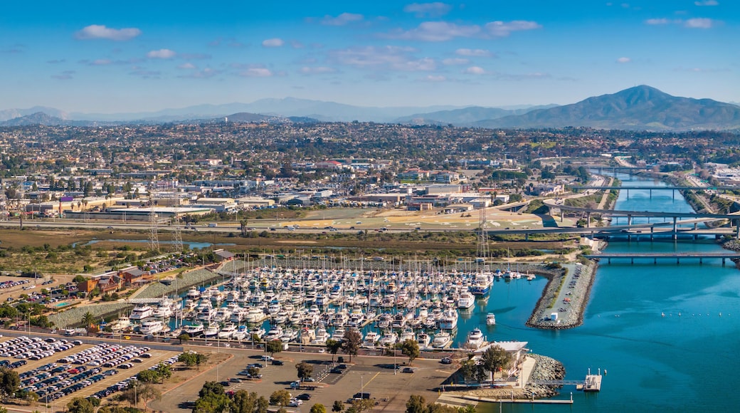 Aerial view of National City in San Diego