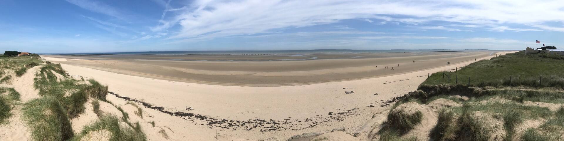 Normandie Utah beach nahe dem Gold Omaha Sword Juno Strand Landungsorte der Alliierte im 2. Weltkrieg