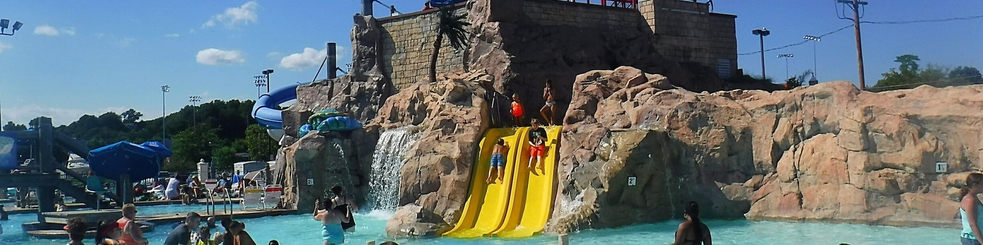 Family fun at Chesapeake Beach Water Park in Calvert County, Maryland.