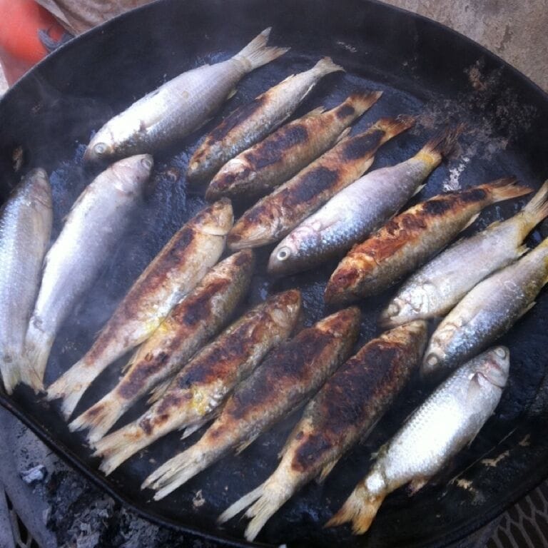 Delicious grilled fish,They are a good smell