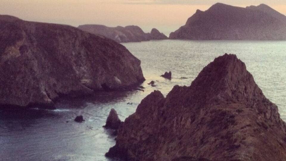 Sunset from Anacapa Island, Channel Islands National Park.