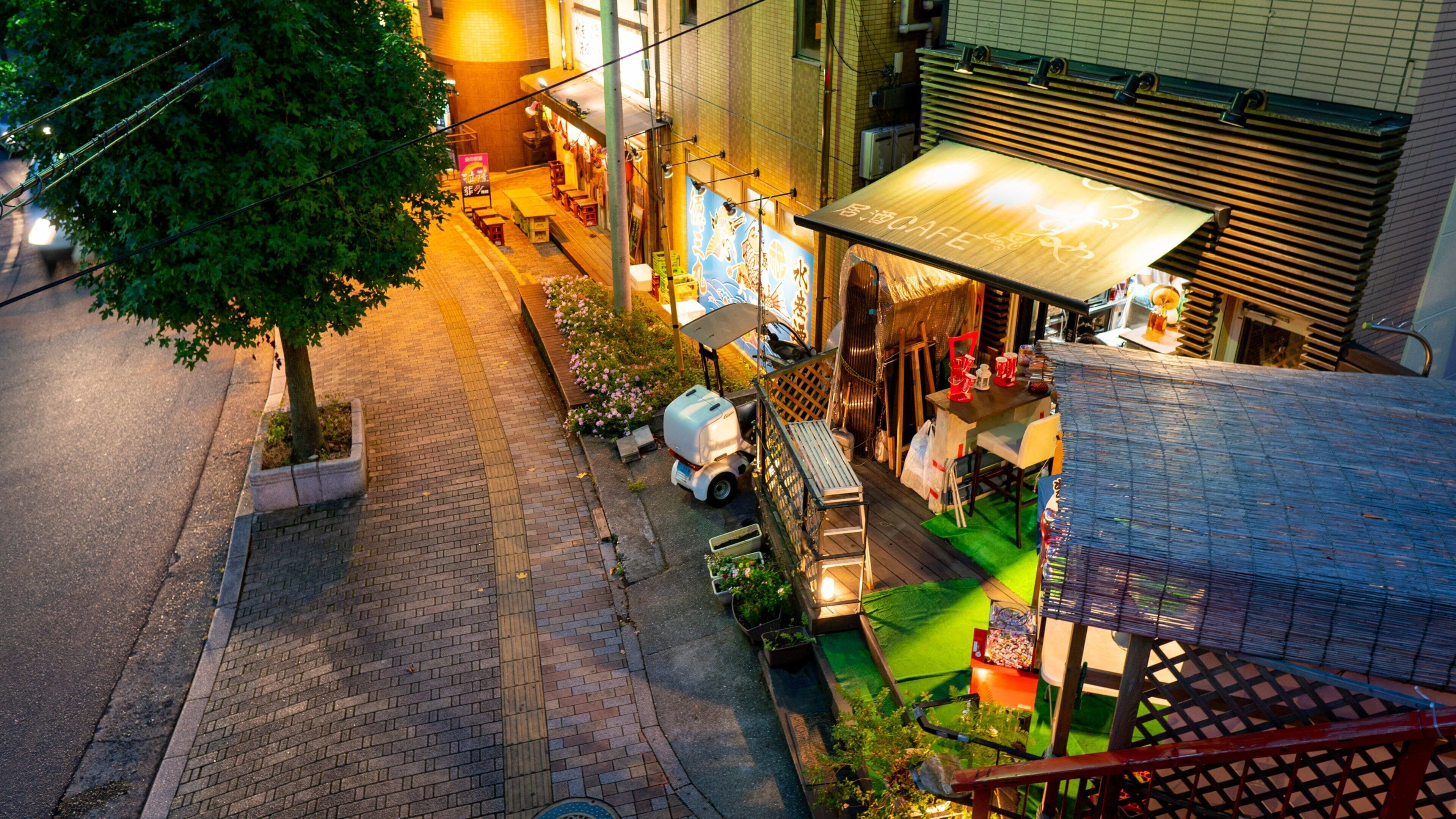 Narita featuring night scenes