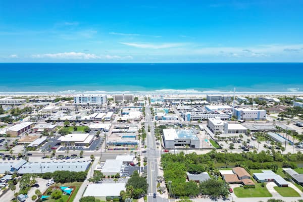 Downtown Cocoa Beach on Florida's Space Coast in Brevard County