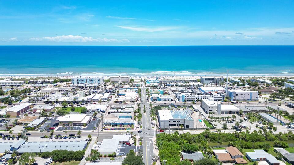 Downtown Cocoa Beach on Florida's Space Coast in Brevard County