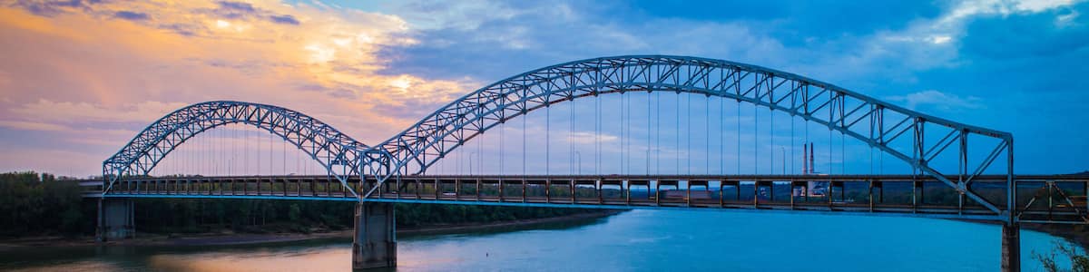 Louisville Kentucky Southern Indiana Bridge