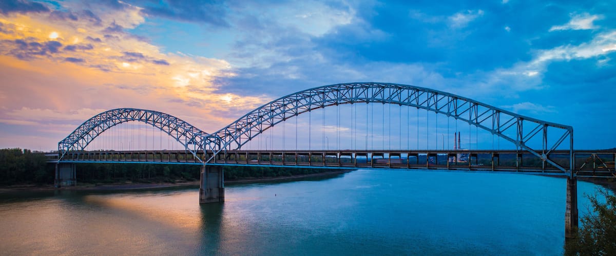 Louisville Kentucky Southern Indiana Bridge