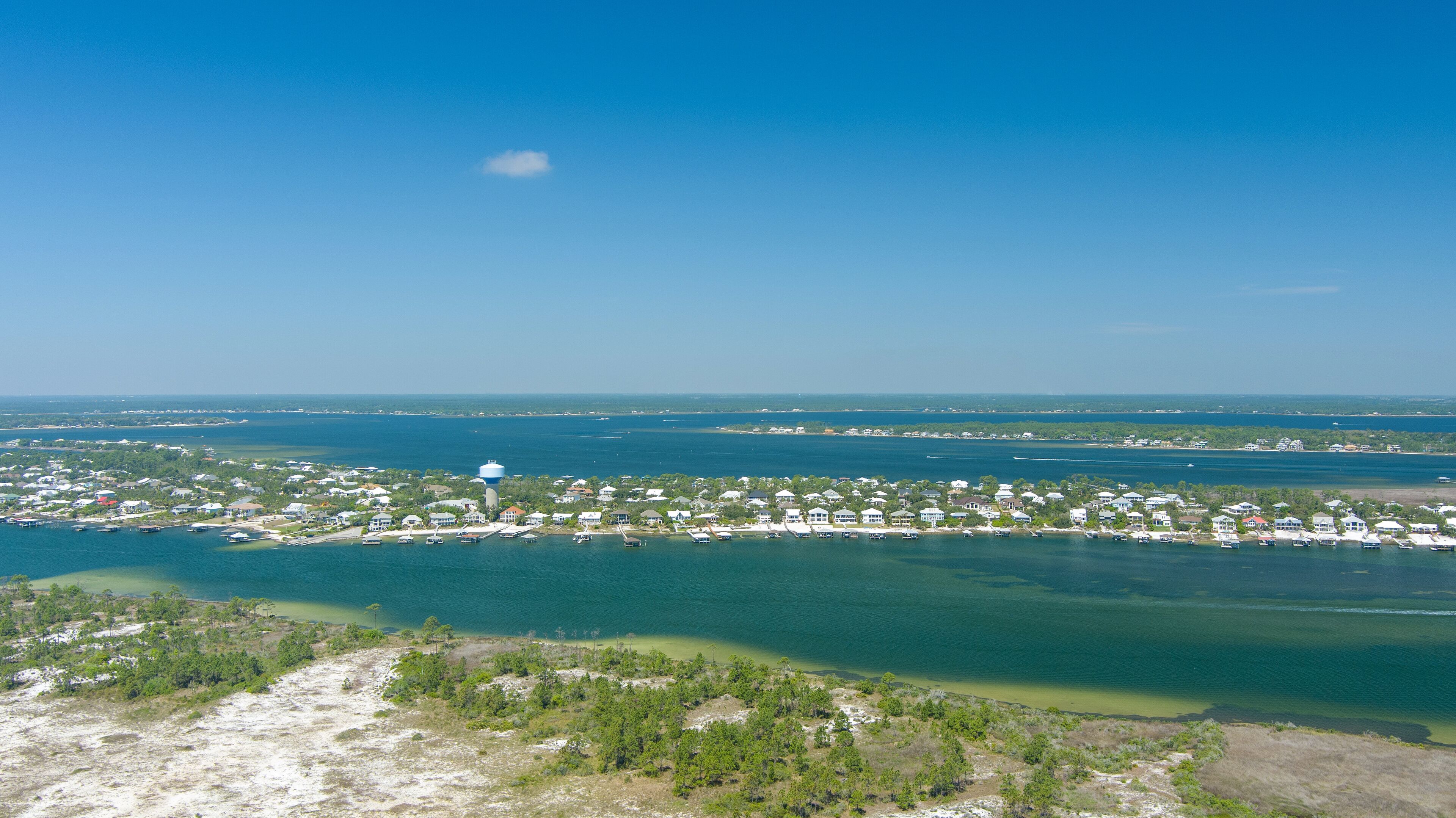 Aerial view of Perdido Key Beach, Florida