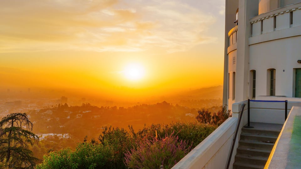 Golden Sunset from Griffith Observatory in Los Angeles