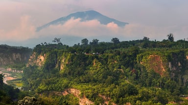 Panoramic View of the Canyon from Sianok Canyon Bukittinggi,Indonesia