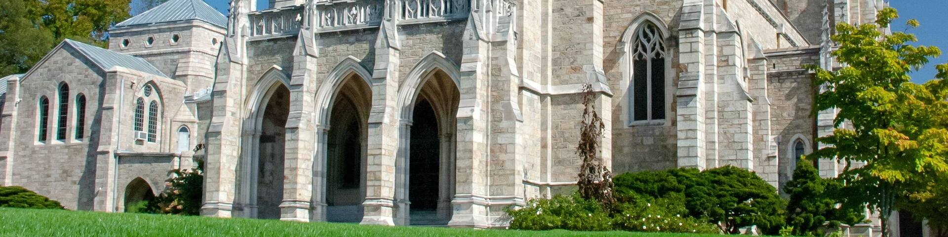 Bryn Athyn Cathedral is the episcopal seat of The General Church of the New Jerusalem. Pennsylvania