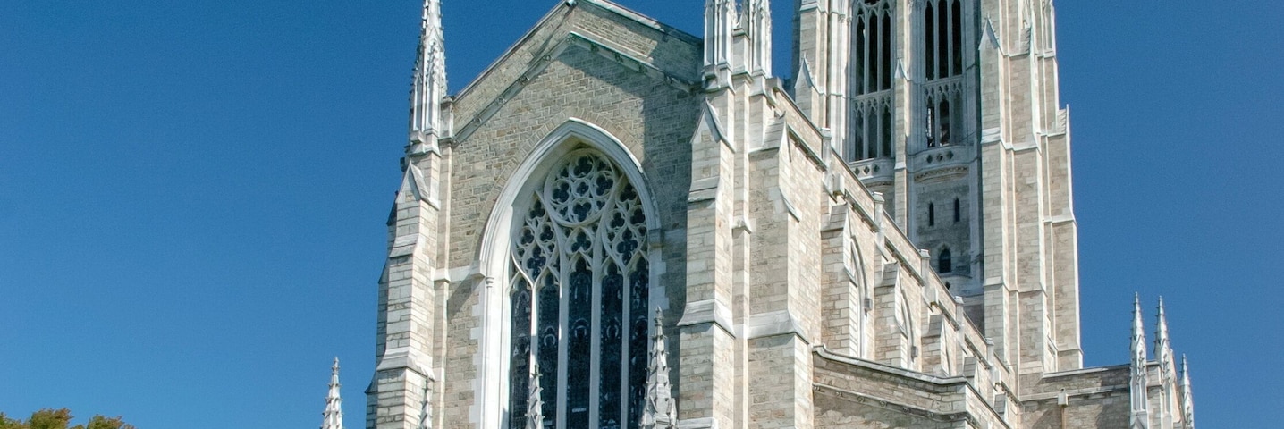 Bryn Athyn Cathedral is the episcopal seat of The General Church of the New Jerusalem. Pennsylvania