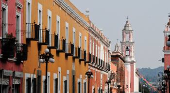 Colorful buidings, centro Histórico Puebla