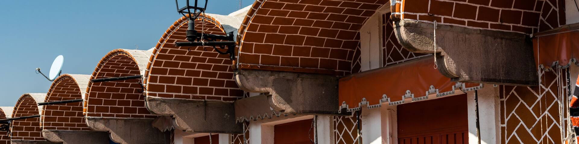 Mexican craft market El Parian in Puebla