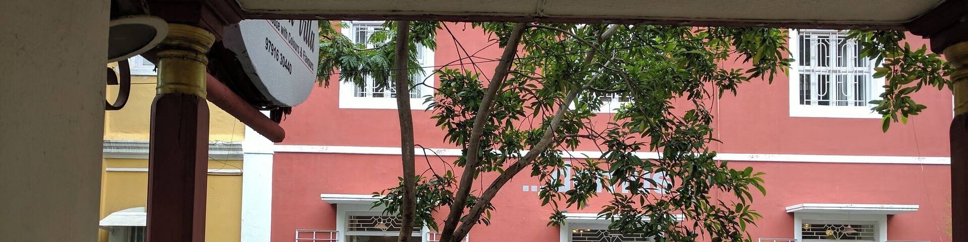 A restaurant and boutique in Sufferen St, White Town.