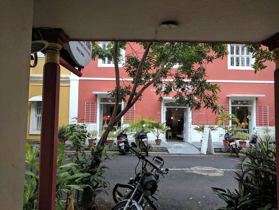 A restaurant and boutique in Sufferen St, White Town.