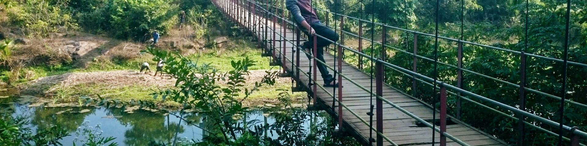Ropeway bridge cinematic location located in devipatnam road