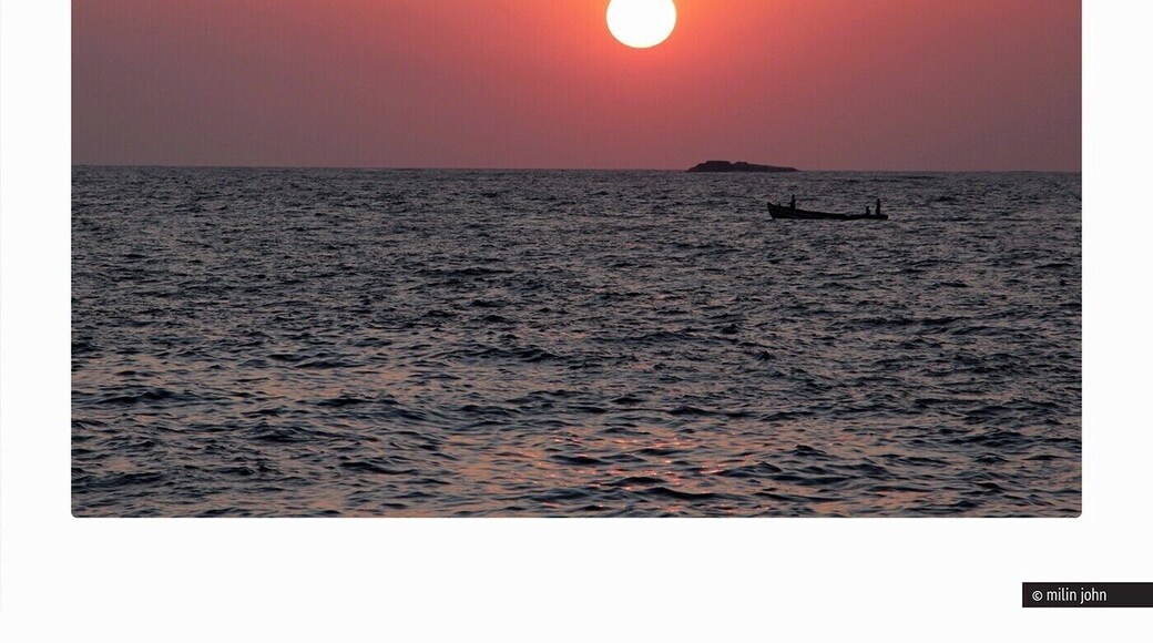 Muttom is a village in the Kanyakumari District of the Tamil Nadu State, India. It is a well known for beautiful beach with some rocks and caves. The major occupation of people in Muttom is fishing.