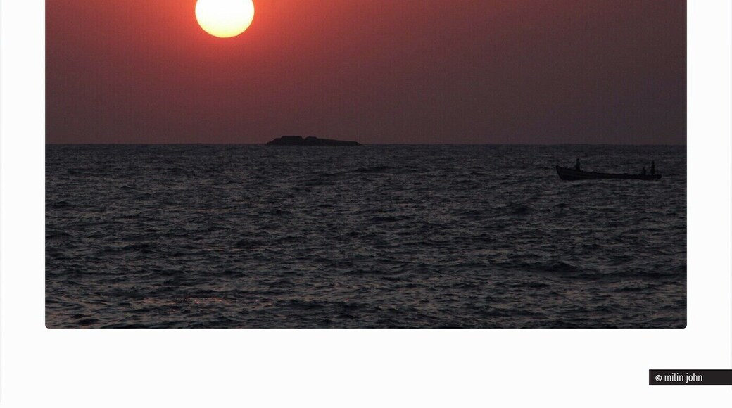 Muttom is a village in the Kanyakumari District of the Tamil Nadu State, India. It is a well known for beautiful beach with some rocks and caves. The major occupation of people in Muttom is fishing.