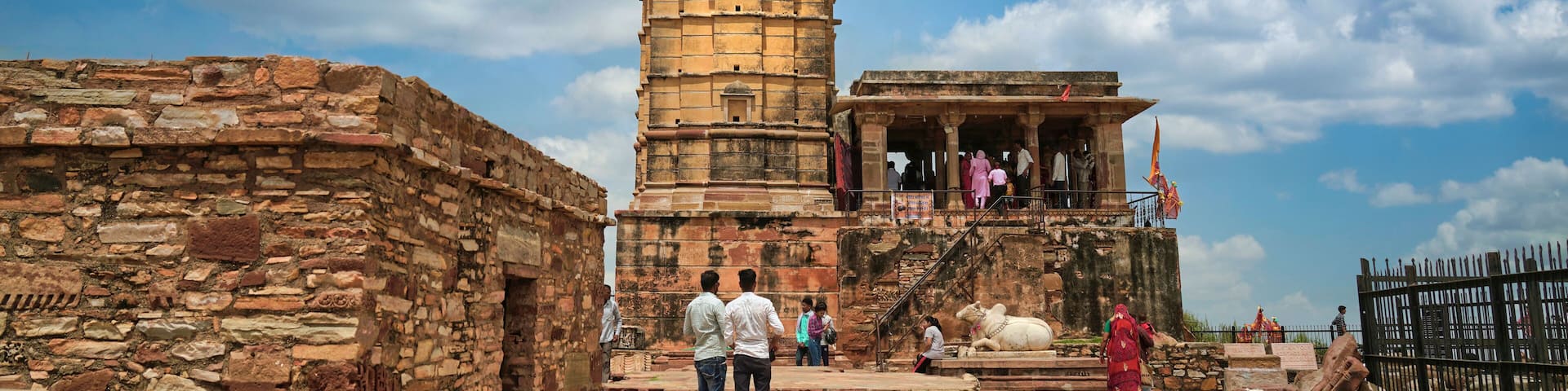 Sikar, Rajasthan, India - Sep 2022: Heritage Temple Harshnath Sikar Rajasthan. Harshnath Temple is an ancient Hindu temple situated in the Sikar district of the Indian state Rajasthan