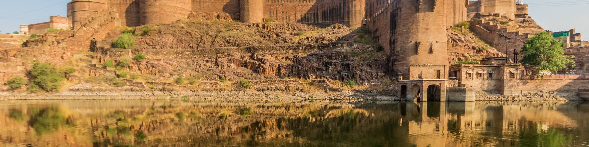 Rajasthan, India - between New Delhi and Pakistan, a desertic region famous of its fortress, its colors, and the sophisticated water wells