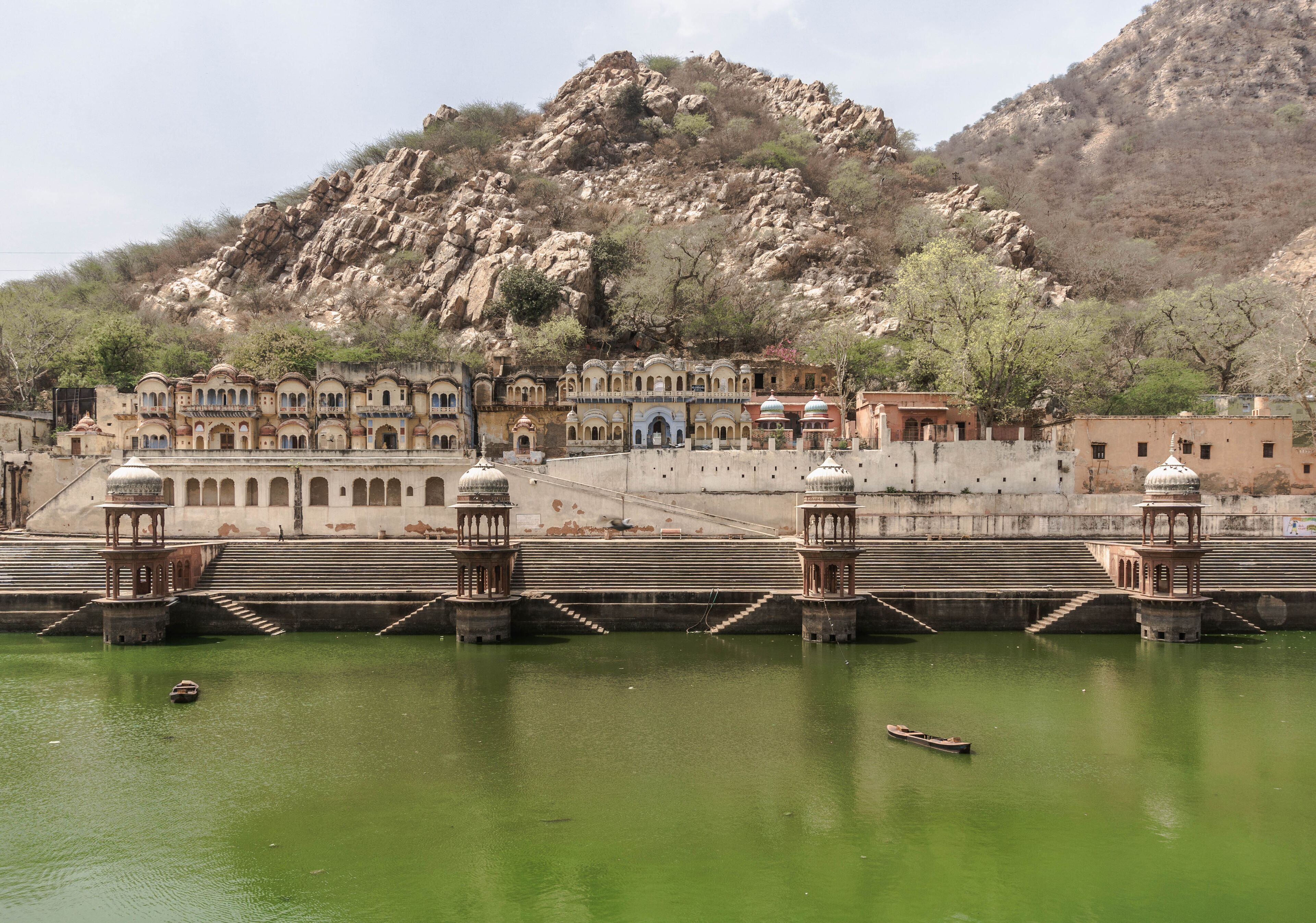 lake at the city palace in Alwar