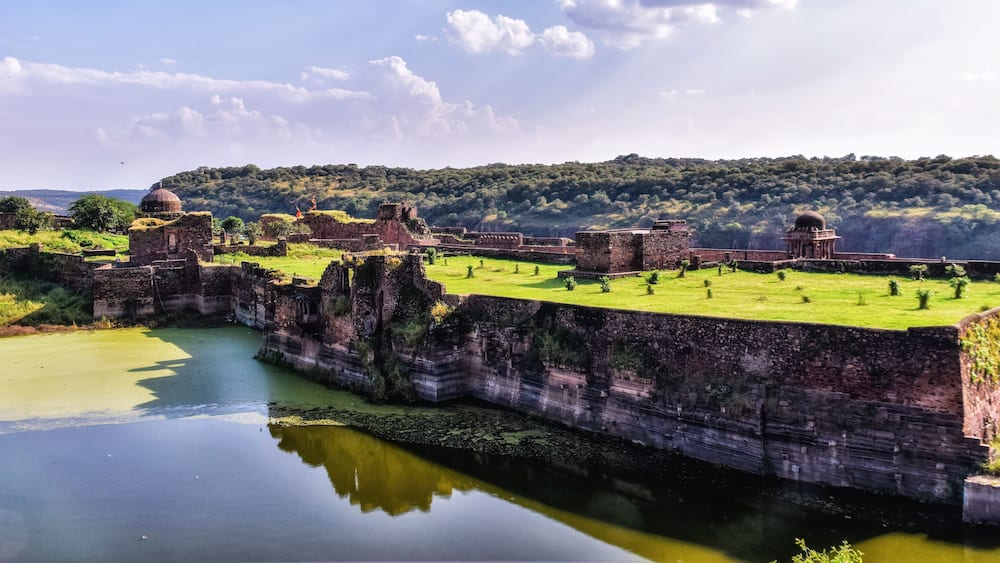 Ranthambhore Fort in Ranthambhore National Park, Rajasthan, India