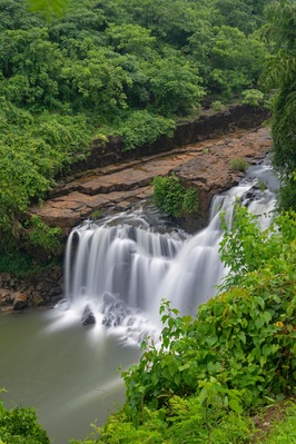 Napne Waterfall, only round the year waterfall in Sindhudurga, Maharashtra, India