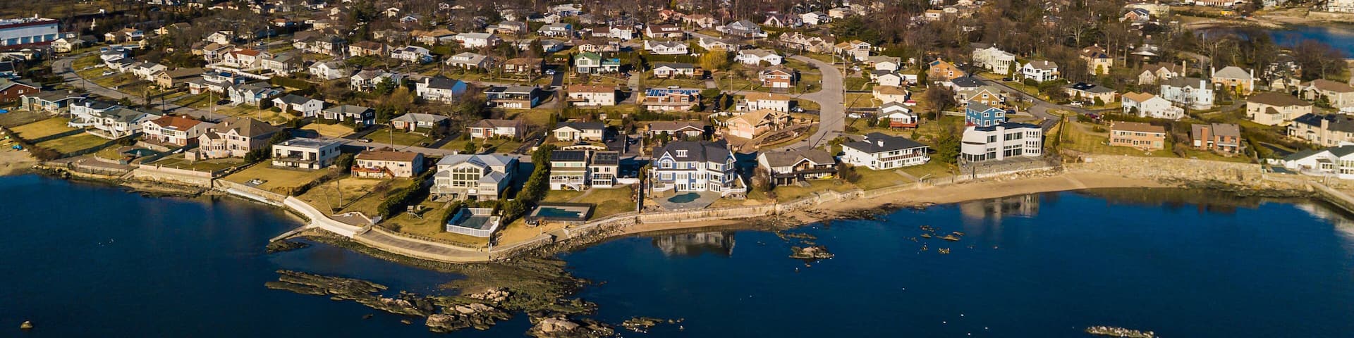 Aerial Views of Mamaroneck, New Rochelle, and Larchmont