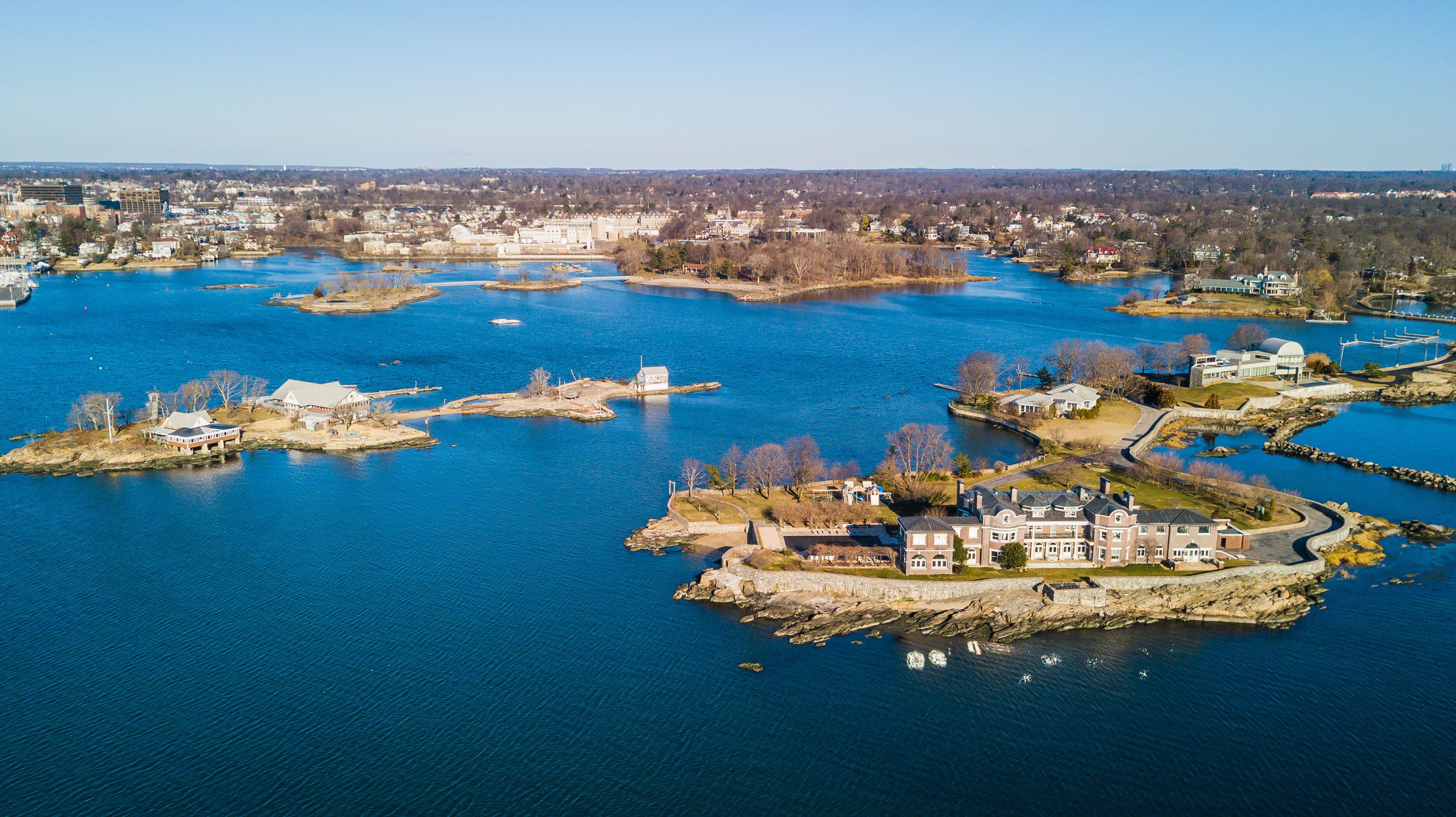 Aerial Views of Mamaroneck, New Rochelle, and Larchmont
