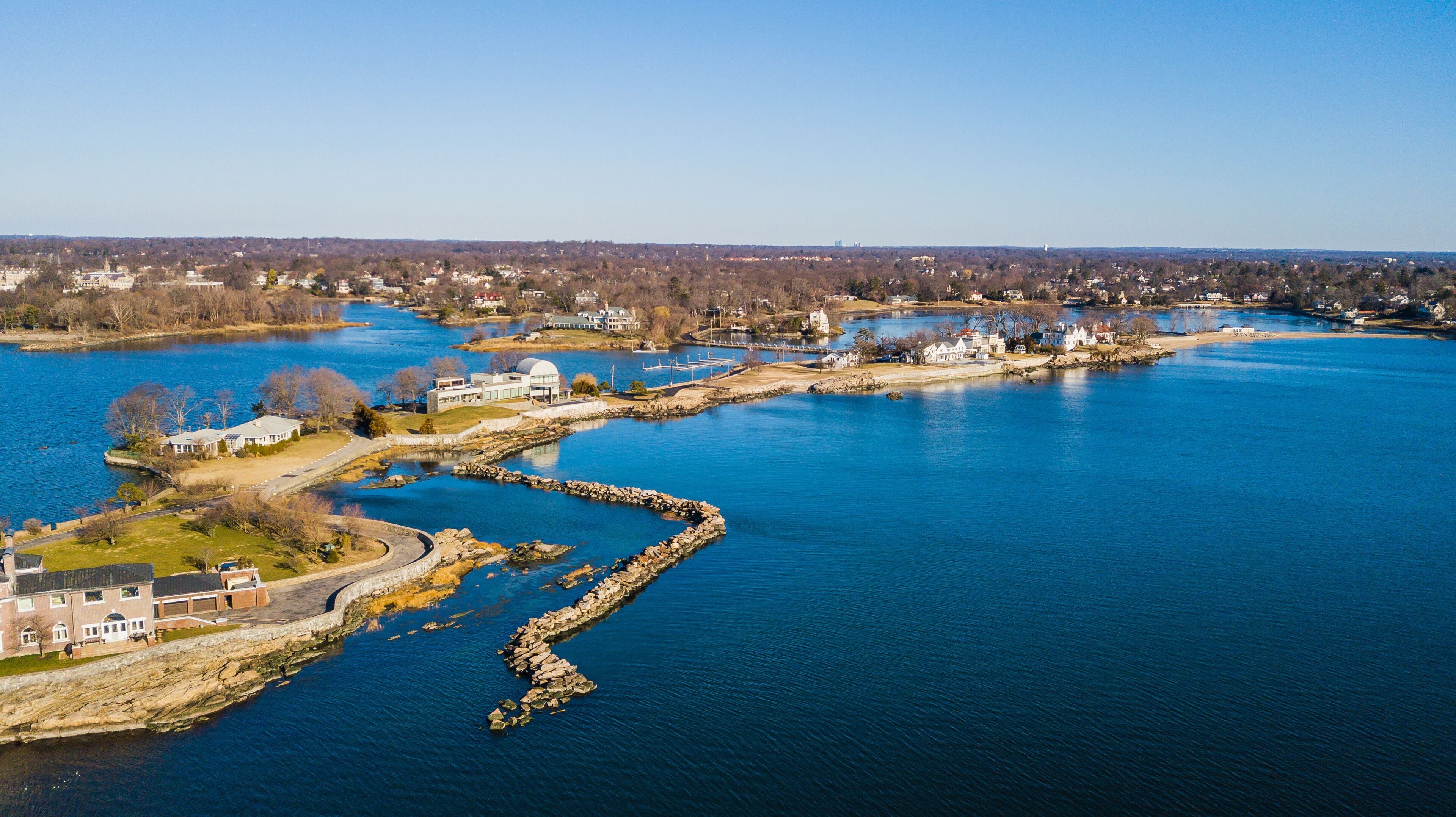 Aerial Views of Mamaroneck, New Rochelle, and Larchmont