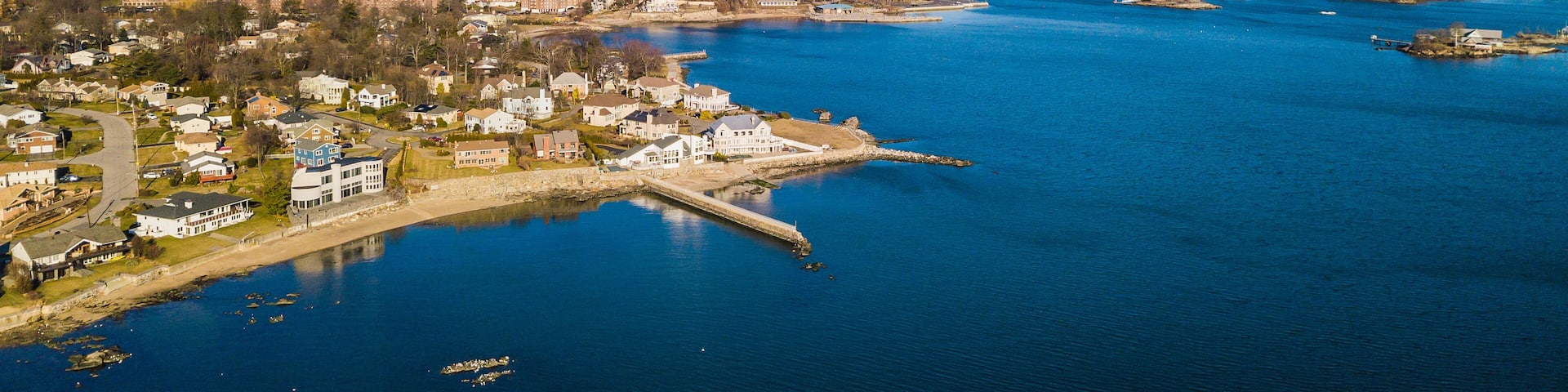 Aerial Views of Mamaroneck, New Rochelle, and Larchmont