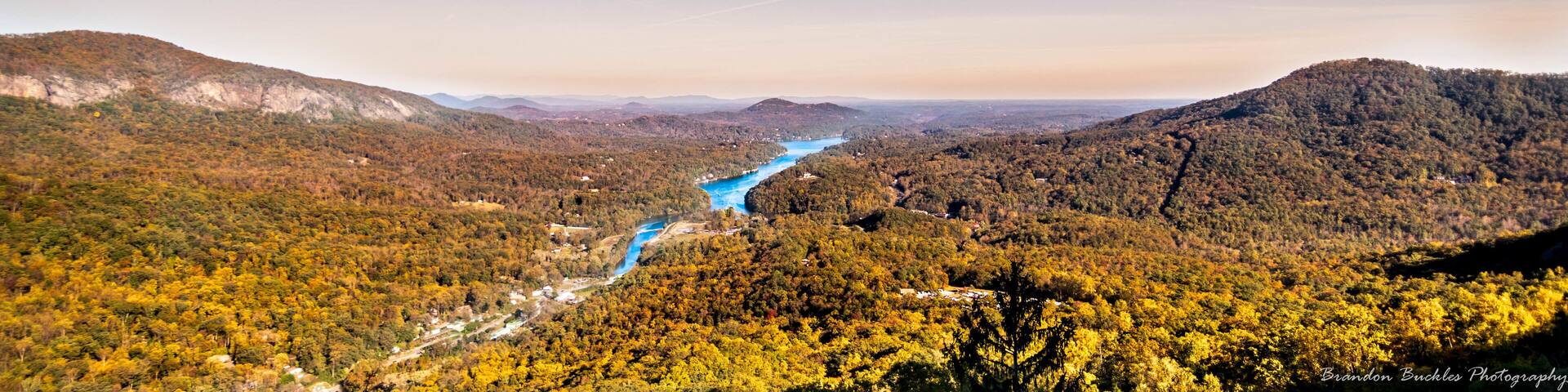 Fall shot of Lake Lure from Chimney Rock, North Carolina
#MyBackyard
#lakelure
#chimneyrock
#scenic
#northcarolina
#view
#fall
#fallphotography
#blueridgemountains