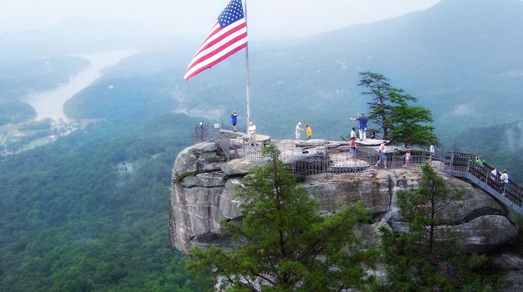 When the elevator is not working this can be a pretty steep walk up probably 1000 steps