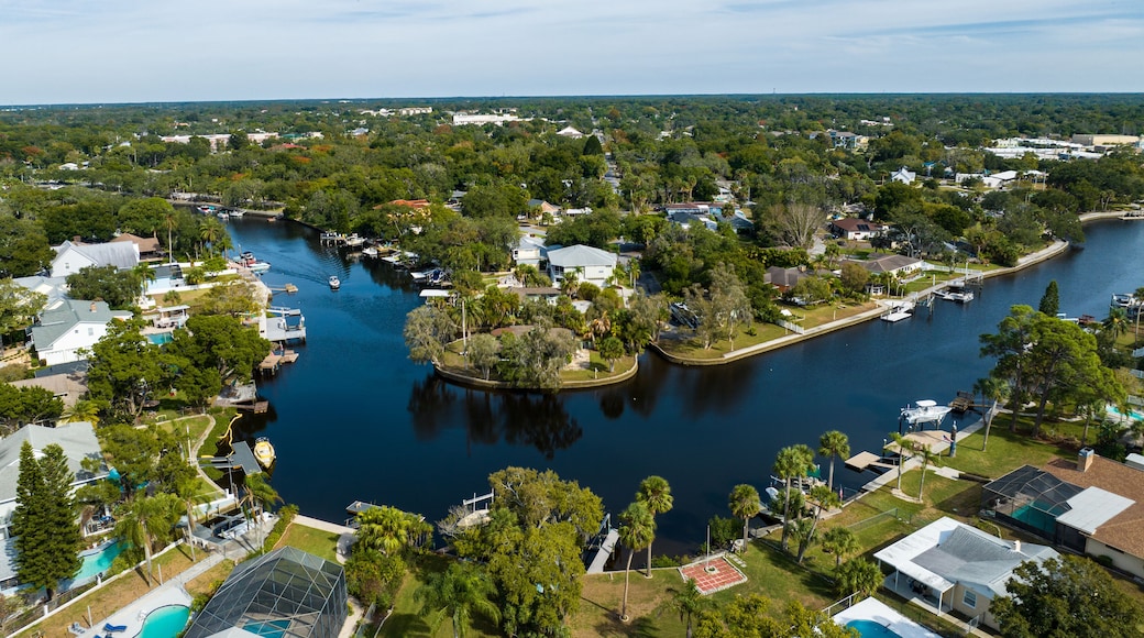 Cotee River New Port Richey Florida Aerial View