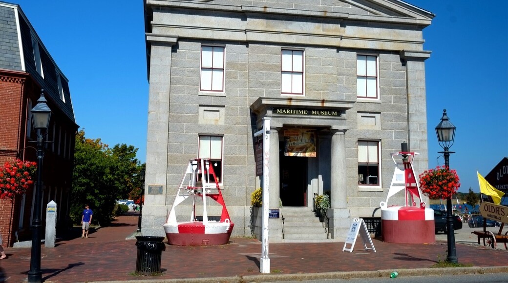The former United States Customhouse is a historic building in Newburyport, Massachusetts.
The Classical Revival style building was constructed in 1834 and served a custom house until Newburyport declined in popularity as a major port. The Newburyport Maritime Society, Inc. operates the Custom House Maritime Museum to showcase the maritime heritage of the Merrimack Valley. The building was added to the National Register of Historic Places in 1971.