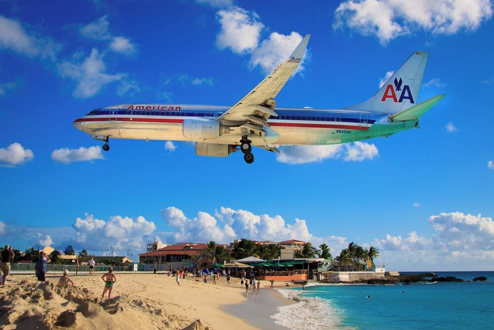 Always spectacular to be at maho beach :-)