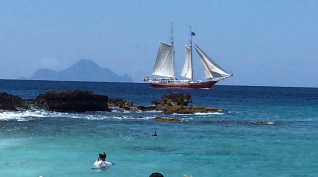 One of the beautiful views at the beach when you are waiting for a plane to land or takeoff.