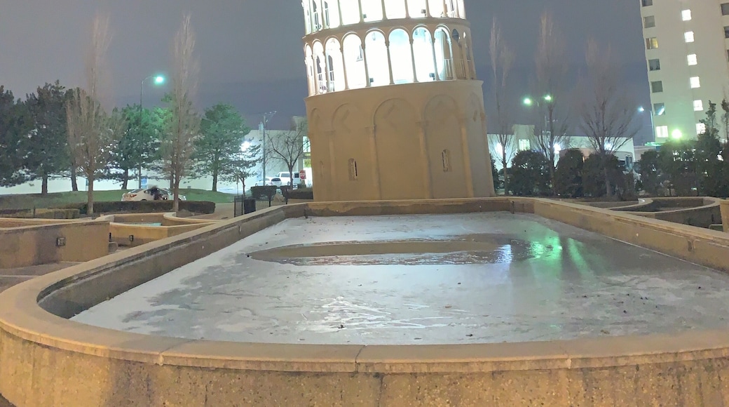 Its a cool tower place for a photo