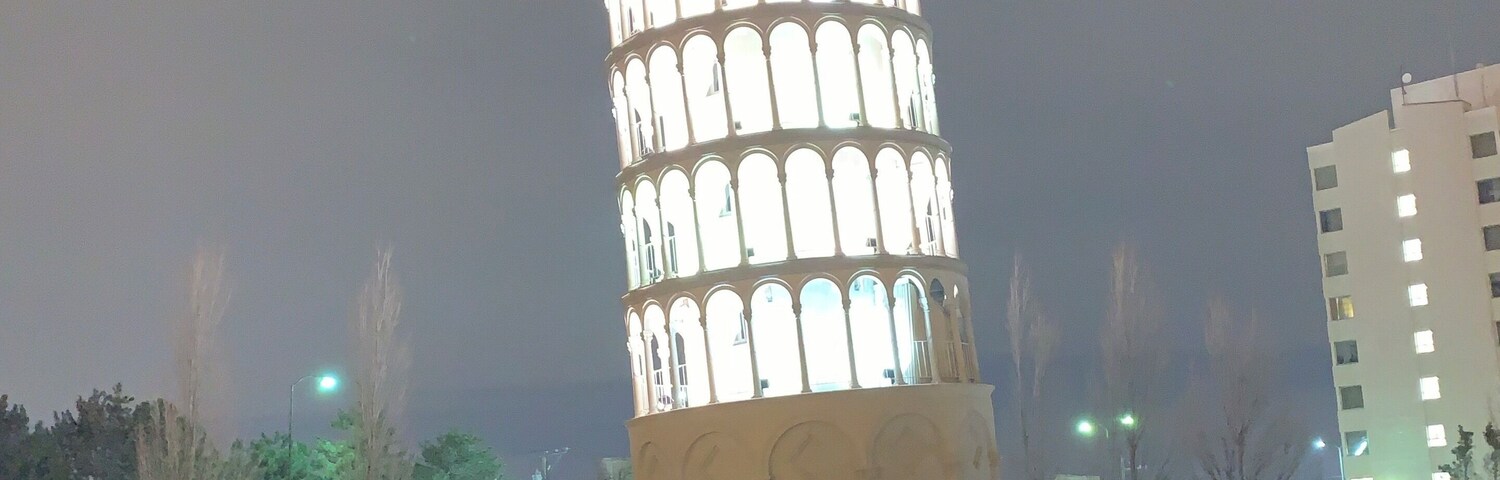 Its a cool tower place for a photo