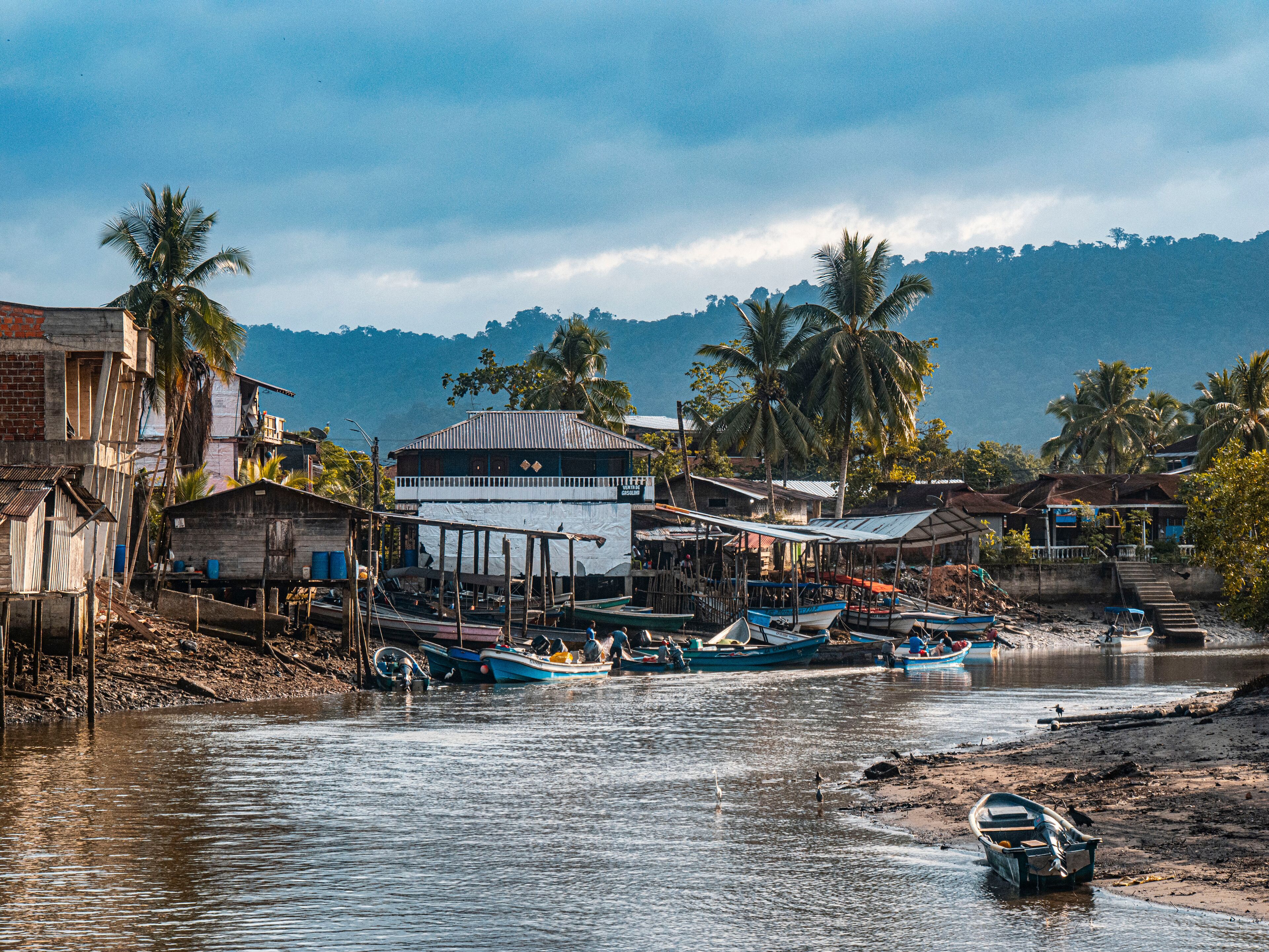 Nuqui, Chocò on the pacific ocean in Colombia 