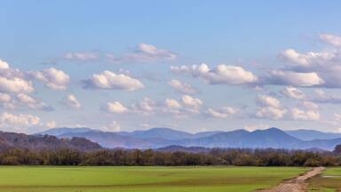 Landscape view in Rankin Bottoms, Newport, Tennessee, USA