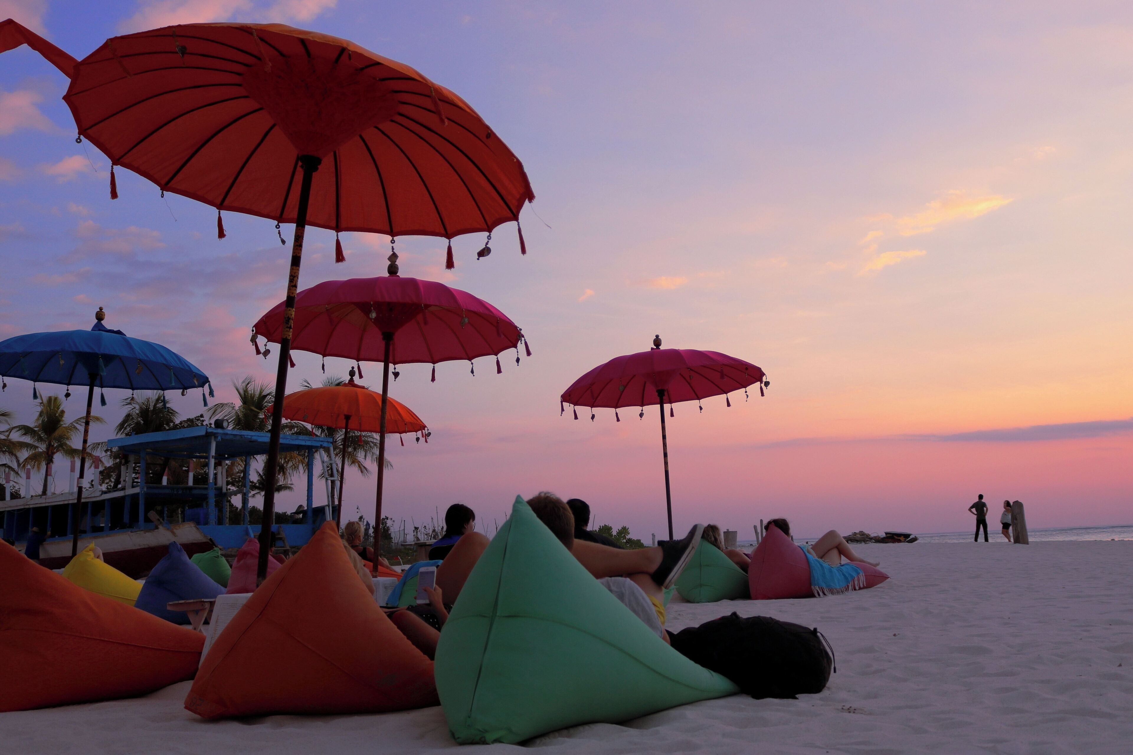You can't go past a beautiful Bali sunset. Best enjoyed from a beanbag on the beach with cold drink in hand. 