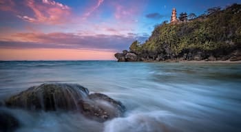 This is a great spot for a sunrise shot. It's next to The Mulia Resort at Nusa Dua, taken from the wharf. The Mulia is a private resort and I think the beach is private, but you can walk along the pathway from the public beach, next to The Mulia. It's only about a 250 metre walk from the public entrance.