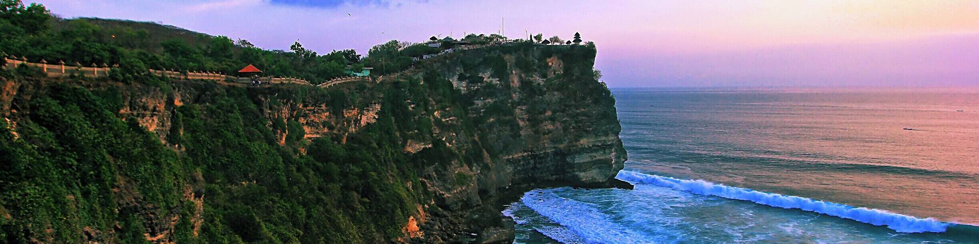 Our first scenic destination in Bali was Uluwatu Temple. It was meant to be a great place for sunset but naturally, Mother Nature was not on our side. What thought to be an amazing sunset was let down by this massive cloud formation that came out of nowhere and hovered over the sun for half an hour, just in time for sunset. Luckily I managed to take this shot before the disappointment swept over. #beach