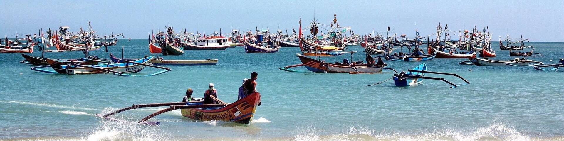 Return of fishermen.
Jimbaran Bali