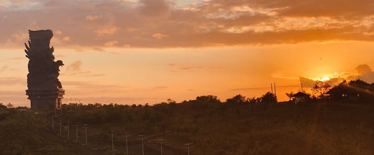 #garudawisnukencana and #sunset