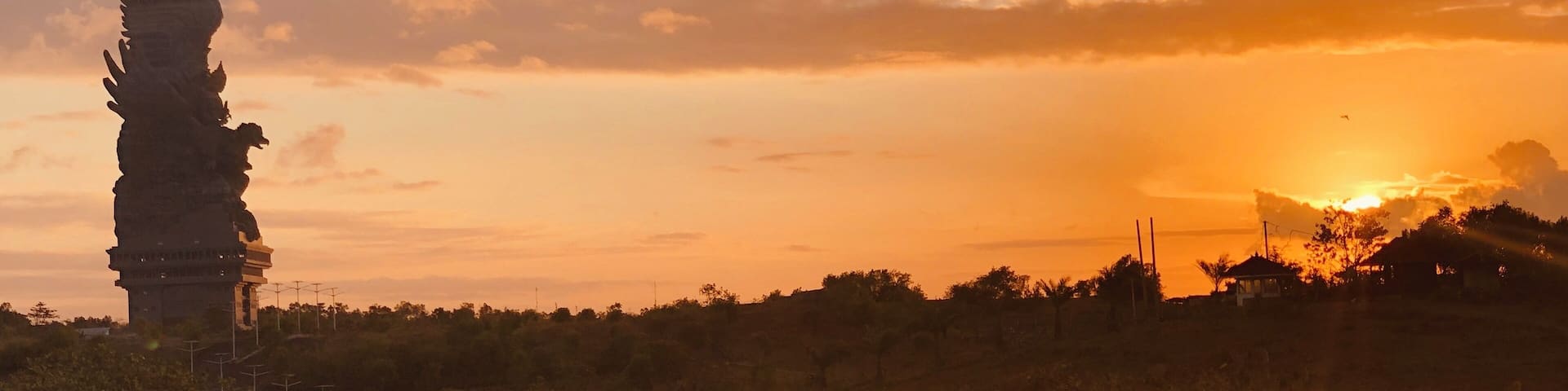 #garudawisnukencana and #sunset